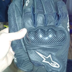 Alpinestars Black Motorcycle Gloves